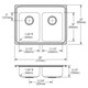 Elkay Lustertone Classic Stainless Steel 29" x 22" x 6-1/2", 4-Hole Equal Double Bowl Drop-in ADA Sink