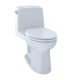TOTO MS854114S#01 UltraMax One-Piece Elongated 1.6 GPF Toilet: Cotton White