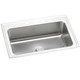 Elkay Lustertone Classic Stainless Steel 33" x 22" x 10" 1-Hole Single Bowl Drop-in Sink with Perfect Drain