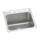 Elkay Lustertone Classic Stainless Steel 22" x 22" x 12-1/8" 3-Hole Single Bowl Drop-in Kitchen Sink