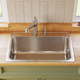 Elkay Lustertone Classic Stainless Steel 31" x 22" x 11-5/8" 1-Hole Single Bowl Drop-in Sink