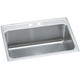 Elkay Lustertone Classic Stainless Steel 31" x 22" x 11-5/8" 2-Hole Single Bowl Drop-in Sink