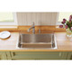 Elkay Lustertone Classic Stainless Steel 31" x 22" x 11-5/8" 2-Hole Single Bowl Drop-in Sink