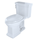 TOTO Promenade II One-Piece Elongated 1.28 GPF Universal Height Toilet with CeFiONtect - Bone - MS814224CEFG#03