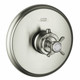 AXOR 16816831 Montreux Thermostatic Trim w/Cross Handle Polished Nickel
