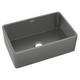 Elkay Fireclay 30" x 19-15/16" x 9-1/8" Single Bowl Farmhouse Sink Gray