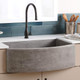 Native Trails NSKQ3320-A Farmhouse Quartet Kitchen Sink: Ash