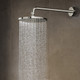 Hansgrohe 04915820 Raindance S Thermostatic Shower Head/Wallbar Set with Rough, 2.5 GPM in Brushed Nickel