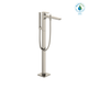 Toto GE Single-Handle Free Standing Tub Filler with Handshower, Brushed Nickel - TBG07306U#BN