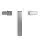 Toto GR Two-Handle Deck-Mount Roman Tub Filler Trim, Polished Chrome - TBG02201U#CP
