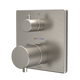 TOTO Square Thermostatic Mixing Valve with Two-Way Diverter Shower Trim, Brushed Nickel - TBV02404U#BN