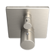 TOTO Square Thermostatic Mixing Valve with Two-Way Diverter Shower Trim, Brushed Nickel - TBV02404U#BN