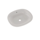 Toto Maris 17-5/8" x 14-9/16" Oval Undermount Bathroom Sink with CeFiONtect - Colonial White - LT483G#11
