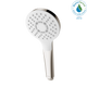 Toto G Series Round Single Spray 4 inch 1.75 GPM Handshower with COMFORT WAVE Technology, Polished Nickel - TBW01009U4#PN