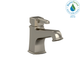 TOTO Connelly Single Handle 1.2 GPM Bathroom Sink Faucet, Brushed Nickel - TL221SD12#BN