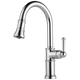 Brizo 63025LF-PN Artesso Single Handle Pull-down Kitchen Faucet Polished Nickel