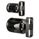 Brizo Kintsu Pressure Balance Valve with Integrated Diverter Trim Knob Handle Kit in Brilliance Black Onyx Finish - HK75P06-BNX