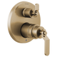 Brizo Litze Pressure Balance Valve with Integrated 3-Function Diverter Trim - Less Handles in Luxe Gold Finish - T75P535-GLLHP