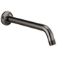 Brizo Kintsu 10" Shower Arm & Flange in Brilliance Black Onyx Finish - 83806-BNX
