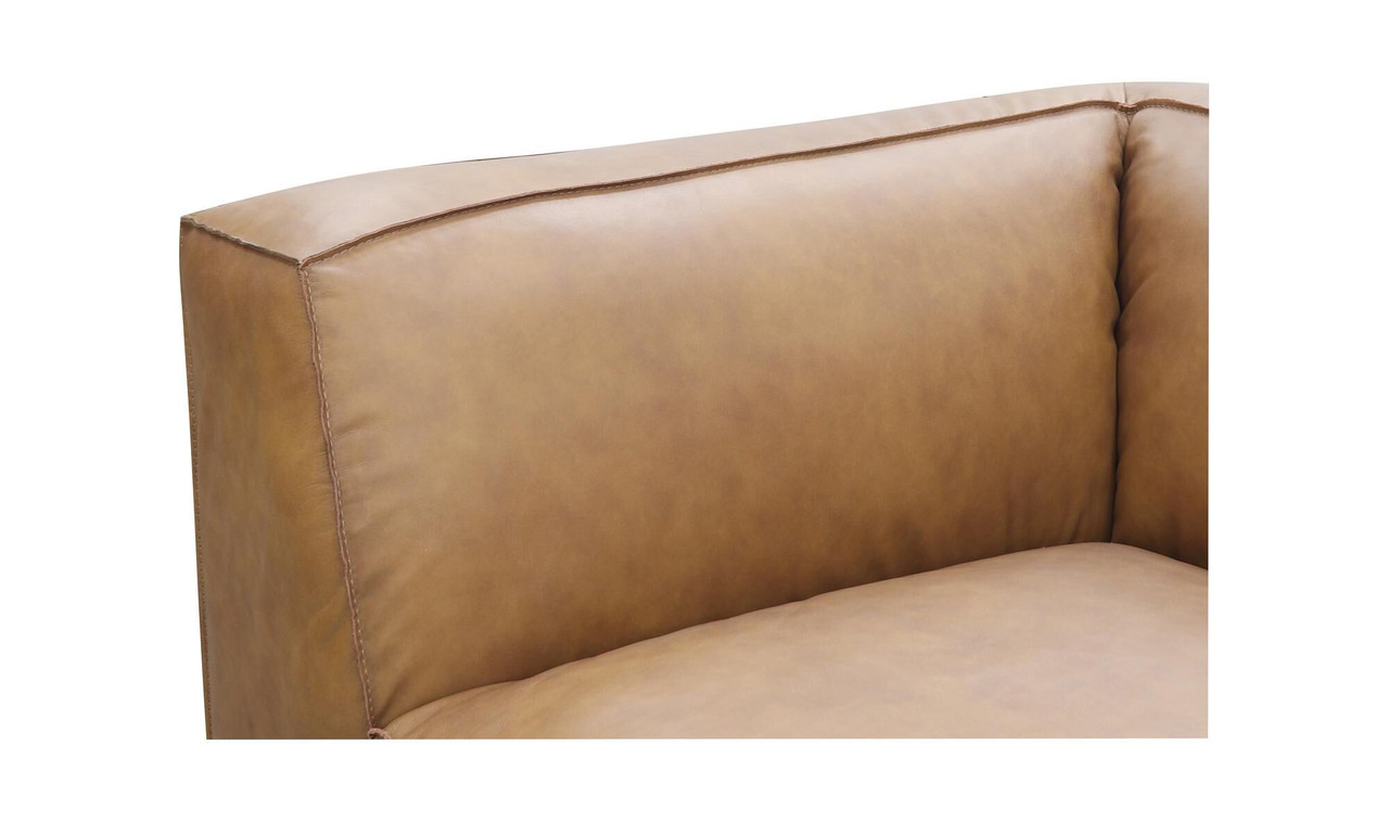 Form Dream Modular Leather Sectional Sofa - Sonoran Tan by Moe's Home Collection