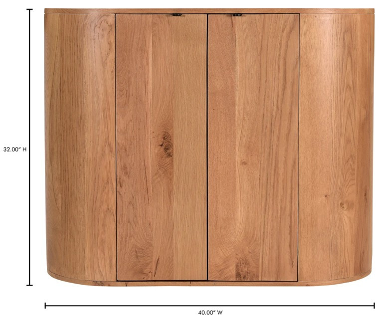 Theo Cabinet - Natural by Moe's Home Collection
