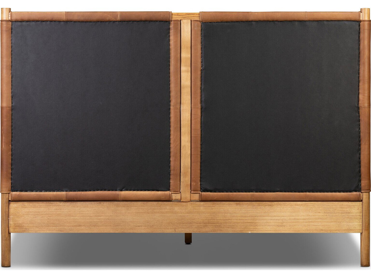 Salado California King Panel Bed - Heirloom Sienna Leather by Four Hands