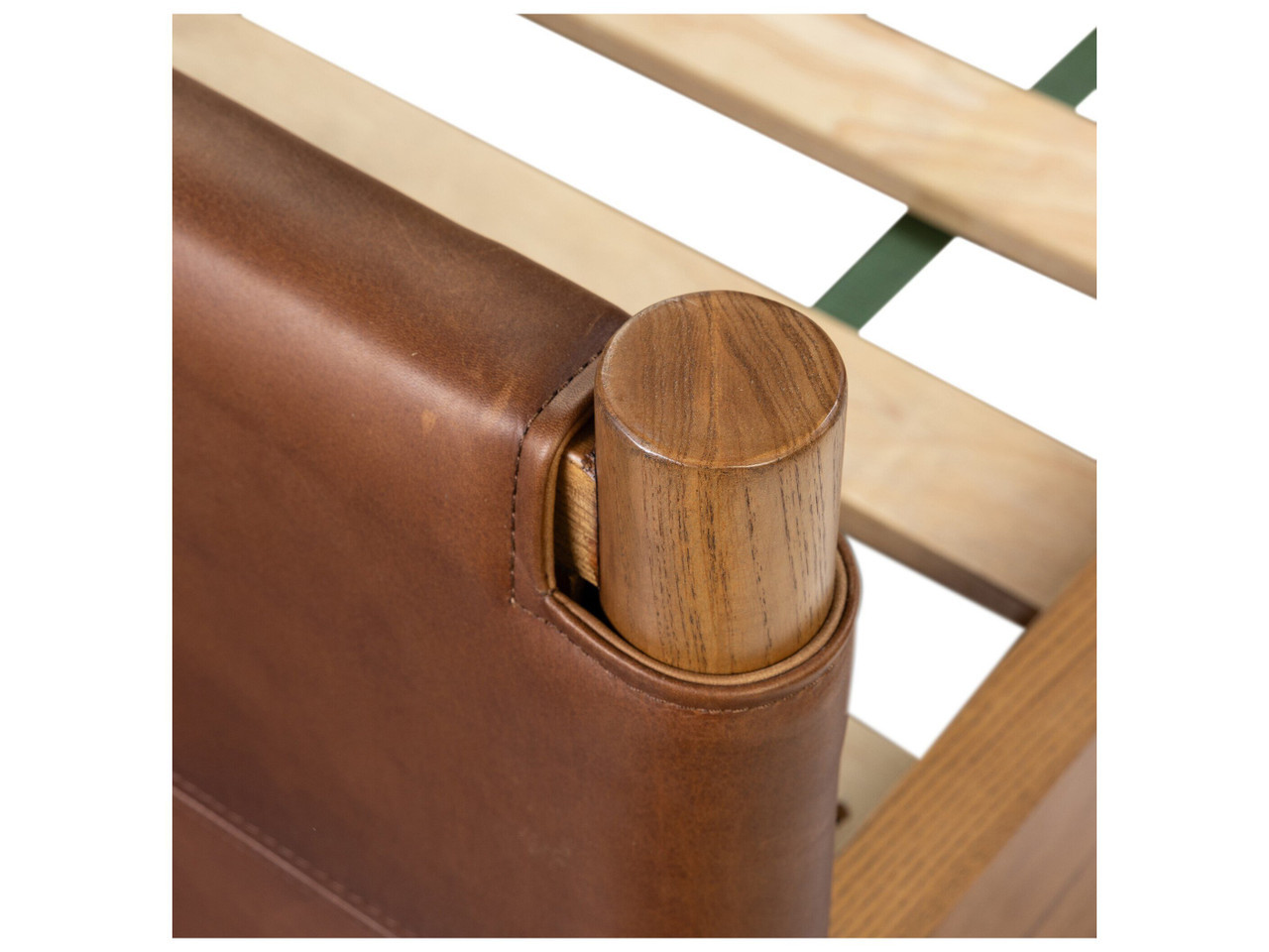 Salado King Panel Bed - Heirloom Sienna Leather by Four Hands