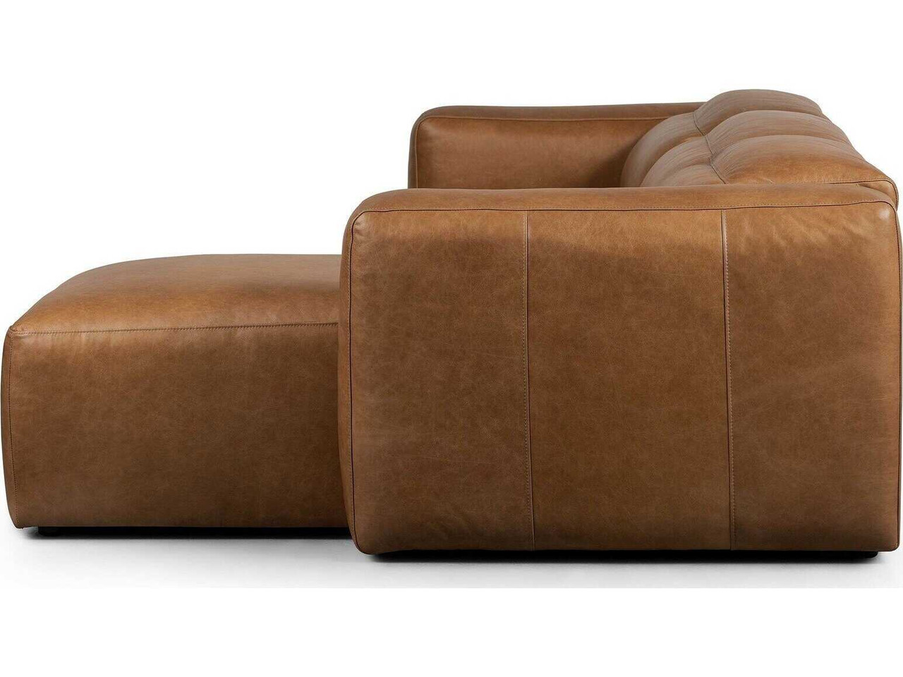 Radley Power Recliner 3 - PC Sectional Sofa w/ RAF Chaise - Sonoma Butterscotch Leather by Four Hands