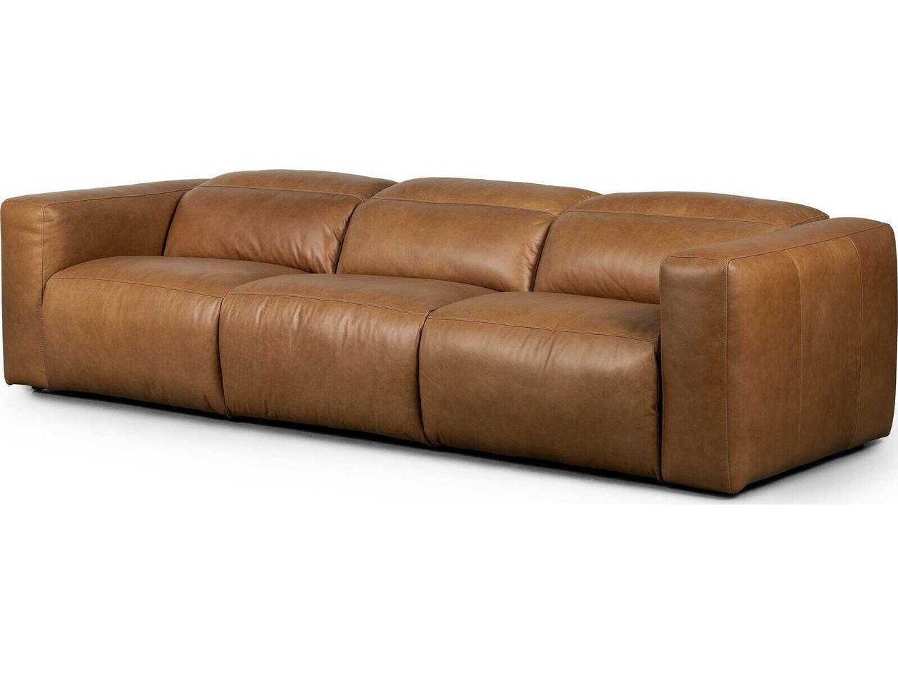 Radley Power Reclining 3-PC Sectional Sofa - Sonoma Butterscotch Leather by Four Hands