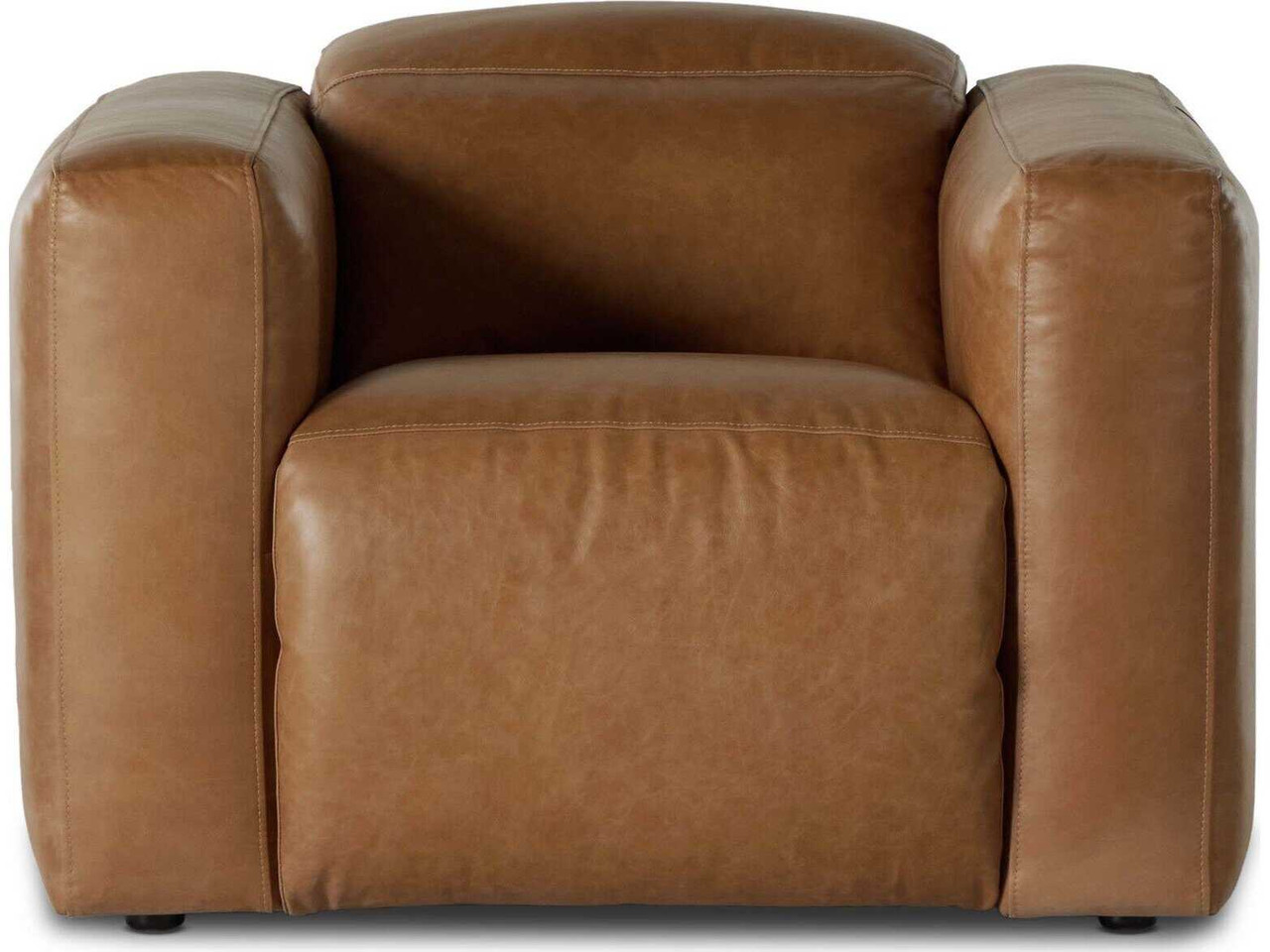 Radley Power Reclining Armchair - Sonoma Butterscotch Leather by Four Hands