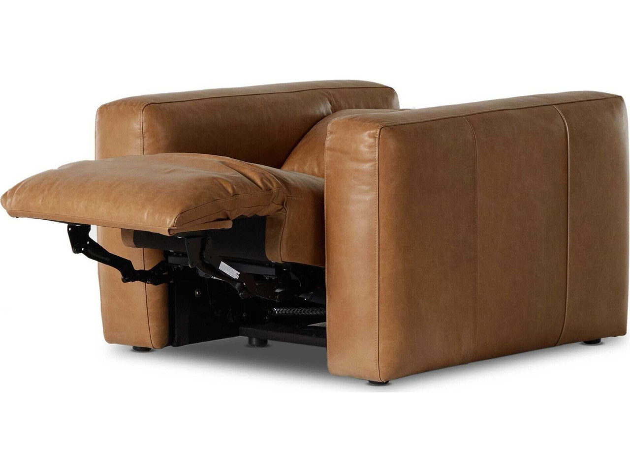 Radley Power Reclining Armchair - Sonoma Butterscotch Leather by Four Hands