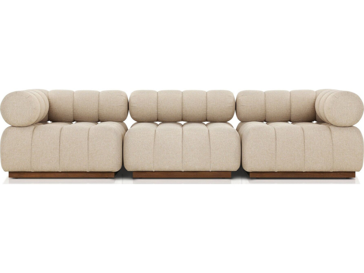 Roma Outdoor 3-PC Sectional Sofa - Hayes Cream by Four Hands