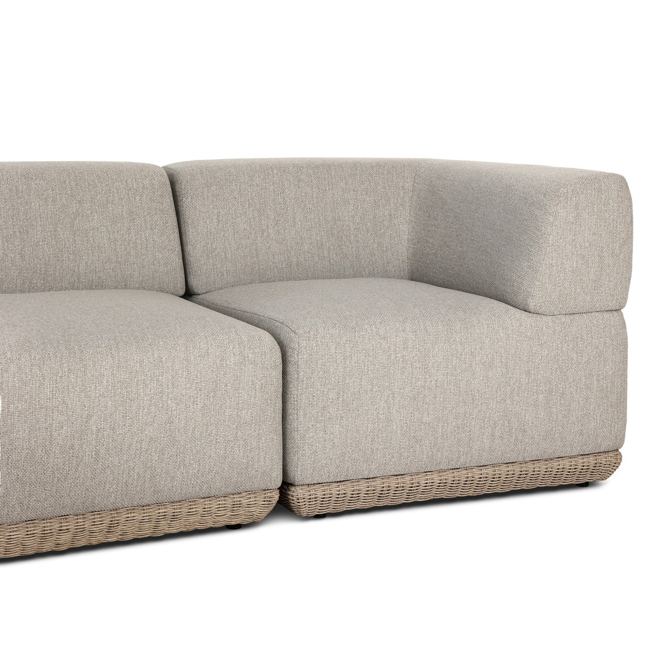 Evander Outdoor 5-PC Sectional Sofa - Ramiro Ecru by Four Hands