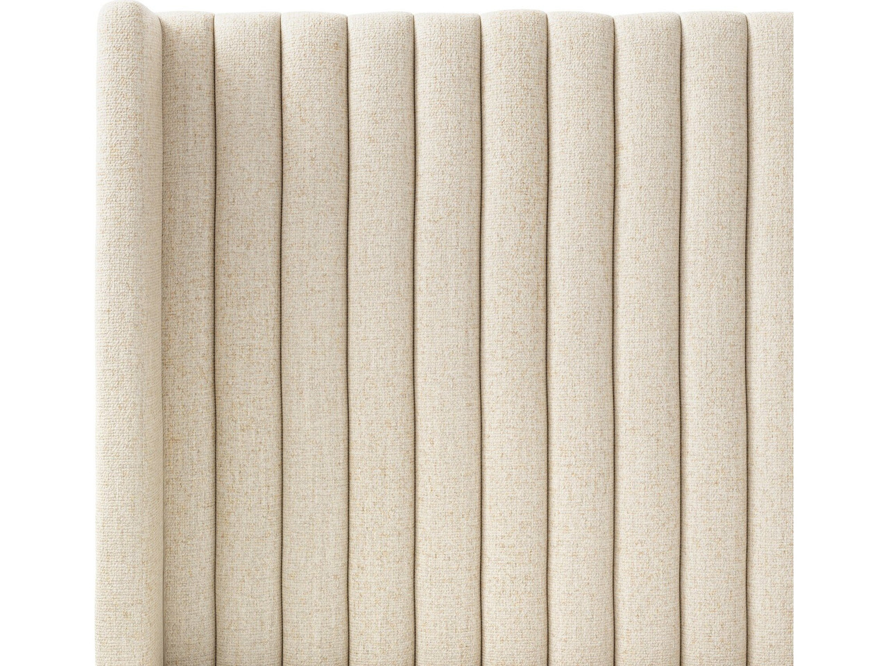 Montgomery King Bed - Thames Cream Performance Fabric by Four Hands