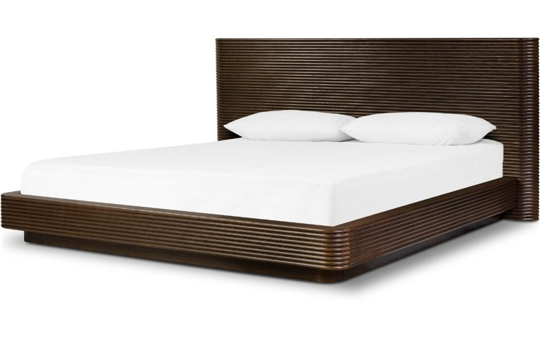 Benny King Bed - Spiced Oak by Four Hands