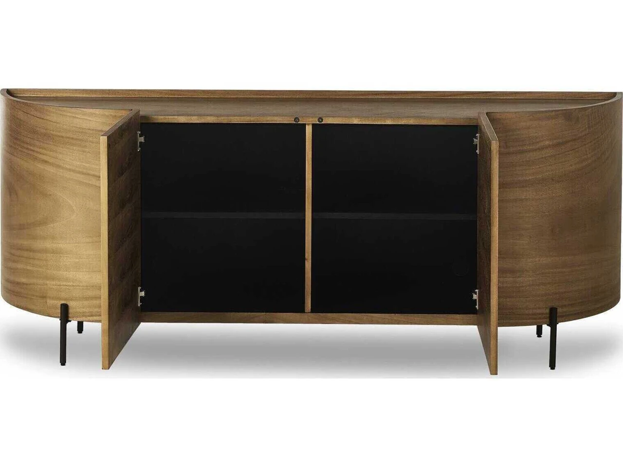 Lunas Sideboard - Gold Guanacaste Sculpted Silhouette by Four Hands