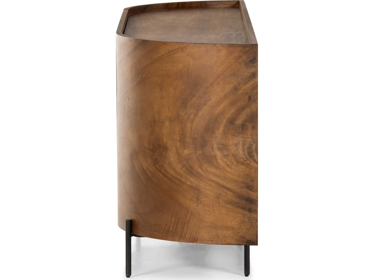 Lunas Sideboard - Caramel Guanacaste Sculpted Silhouette by Four Hands