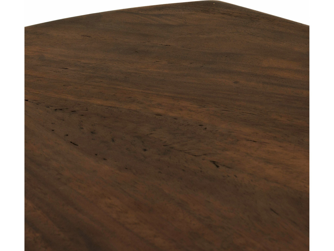 Lunas Executive Desk - Caramel Guanacaste Sculpted Silhouette by Four Hands