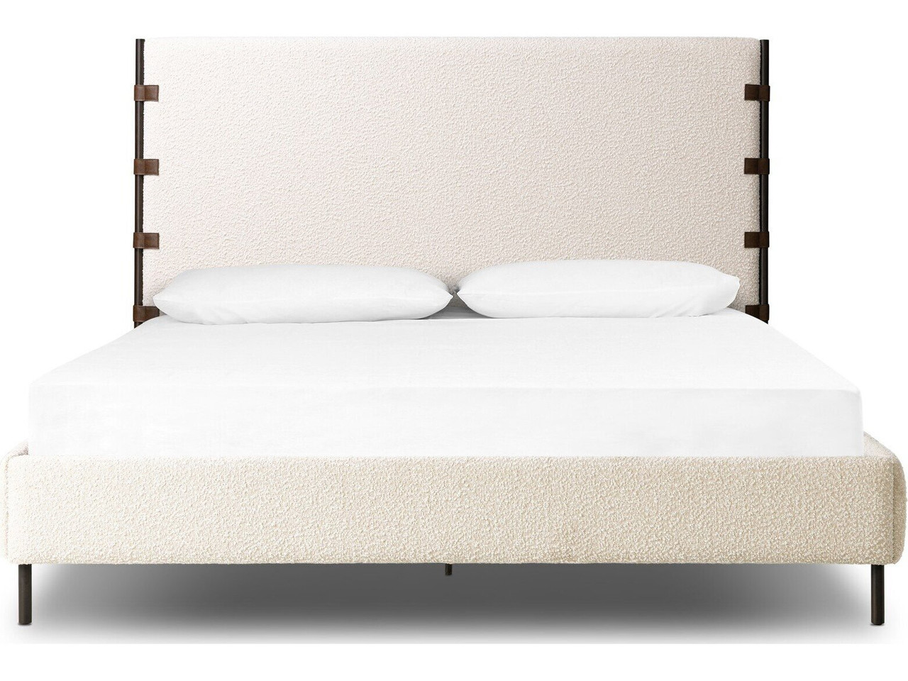 Anderson King Platform Bed - Knoll Natural Performance Fabric by Four Hands