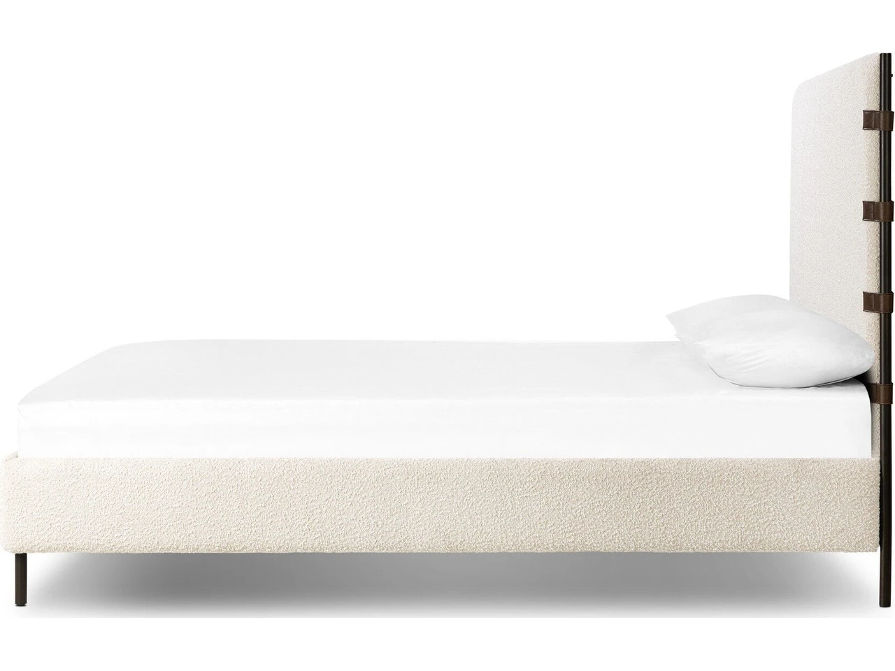 Anderson Queen Platform Bed - Knoll Natural Performance Fabric by Four Hands