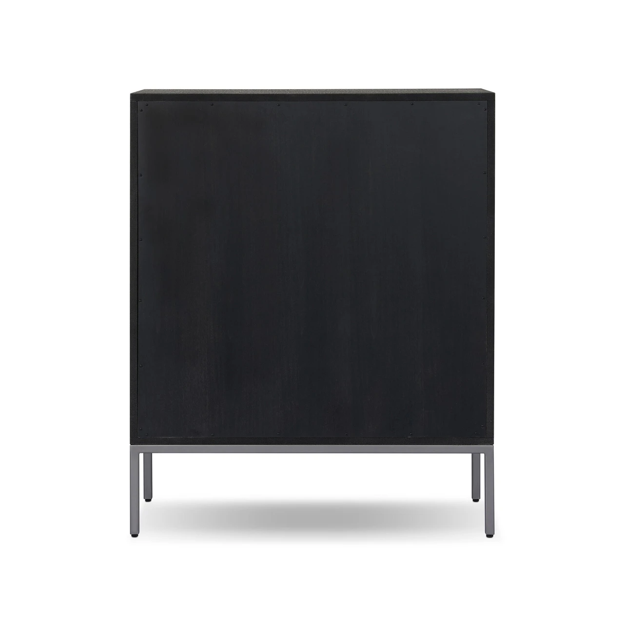 Cressida Bar Cabinet - Black Linen by Four Hands