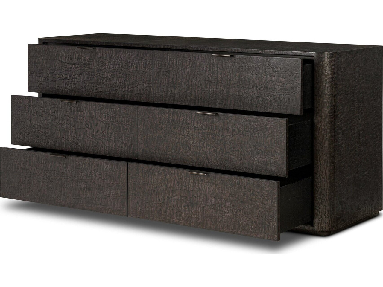 Stenson 6 Drawer Dresser - Dark Tamo Ash Veneer by Four Hands