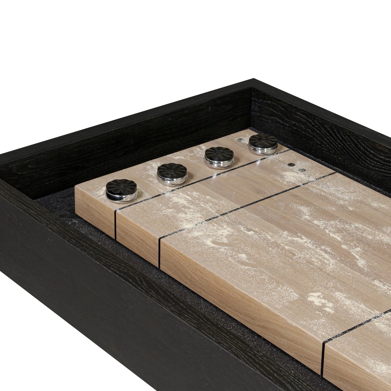 District Eight Large Shuffleboard Table - Ebonized Oak by Four Hands