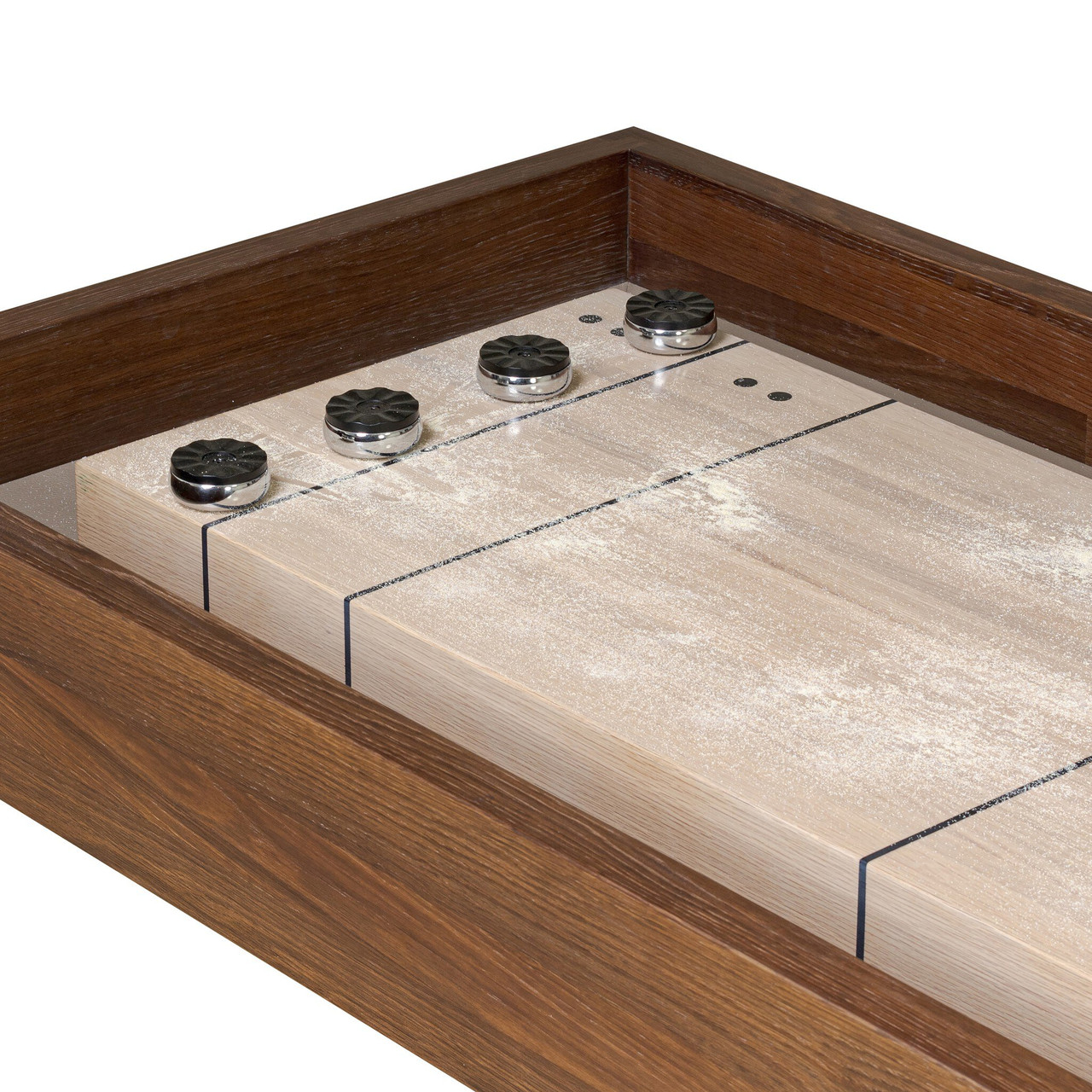 District Eight Large Shuffleboard Table - Smoked Oak by Four Hands