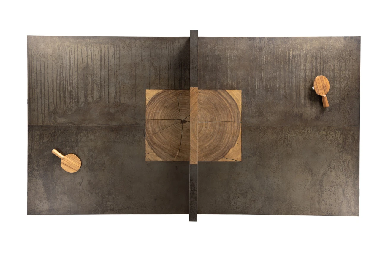 Ping Pong Table - Natural Brown Guanacaste by Four Hands