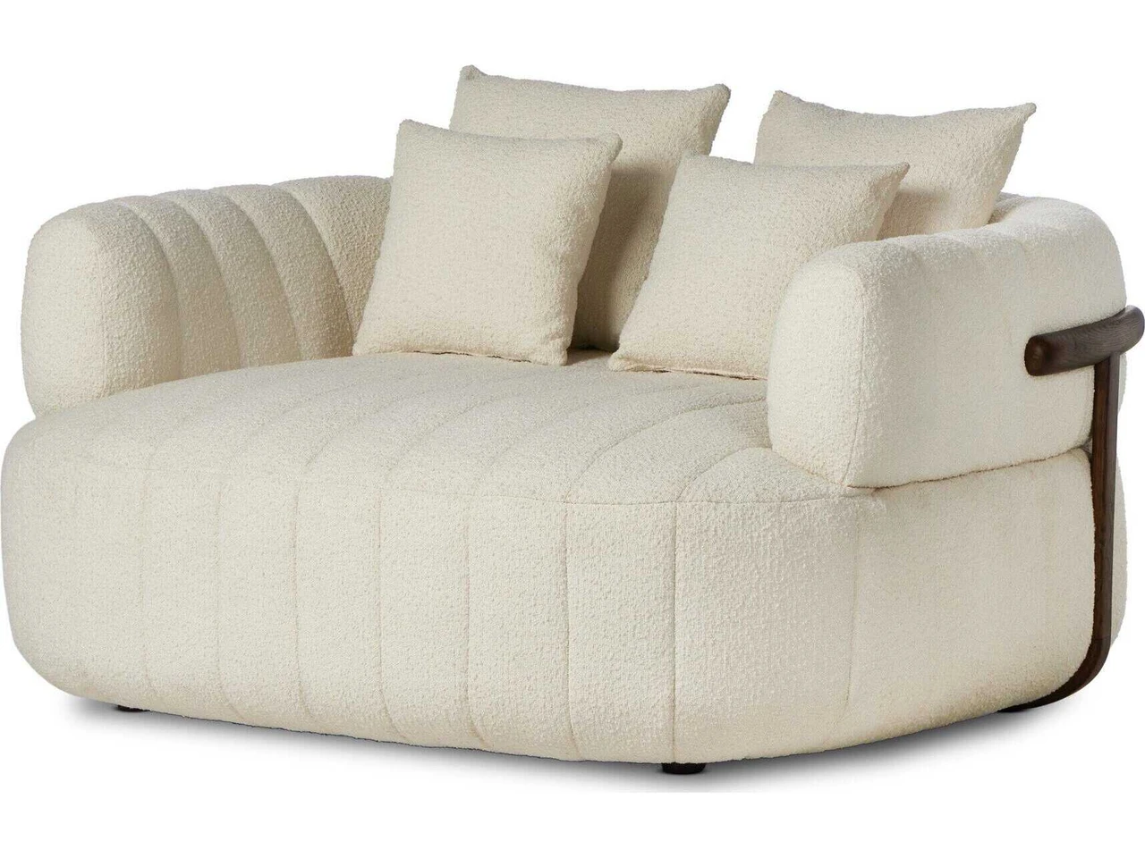 Doss Media Lounger - Altro Snow by Four Hands
