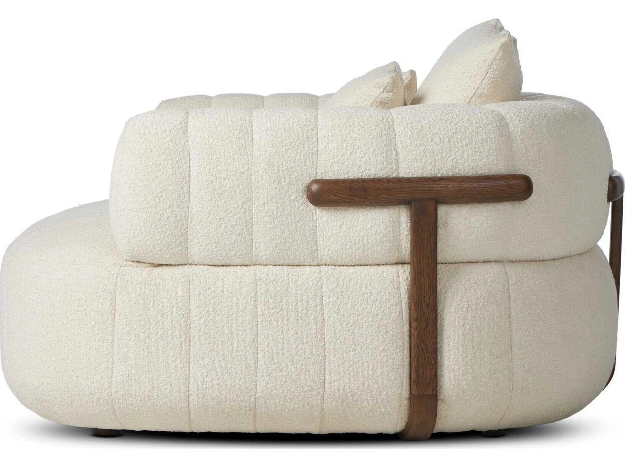 Doss Media Lounger - Altro Snow by Four Hands