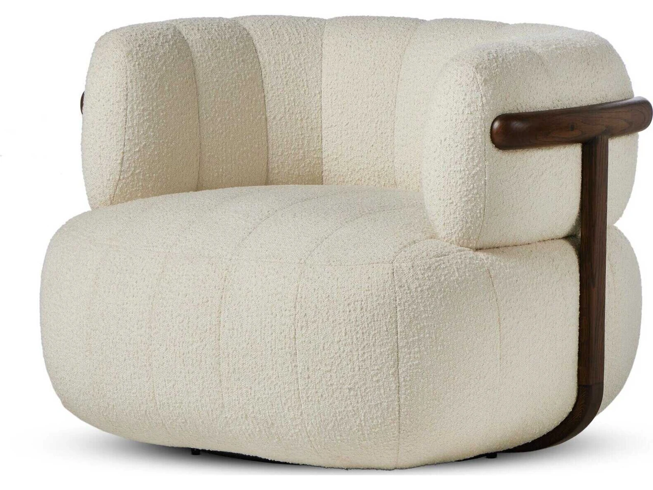 Doss Swivel Chair - Altro Snow by Four Hands