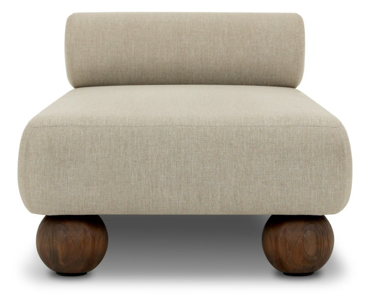 Leilani Outdoor Chaise - Alessi Buff by Four Hands