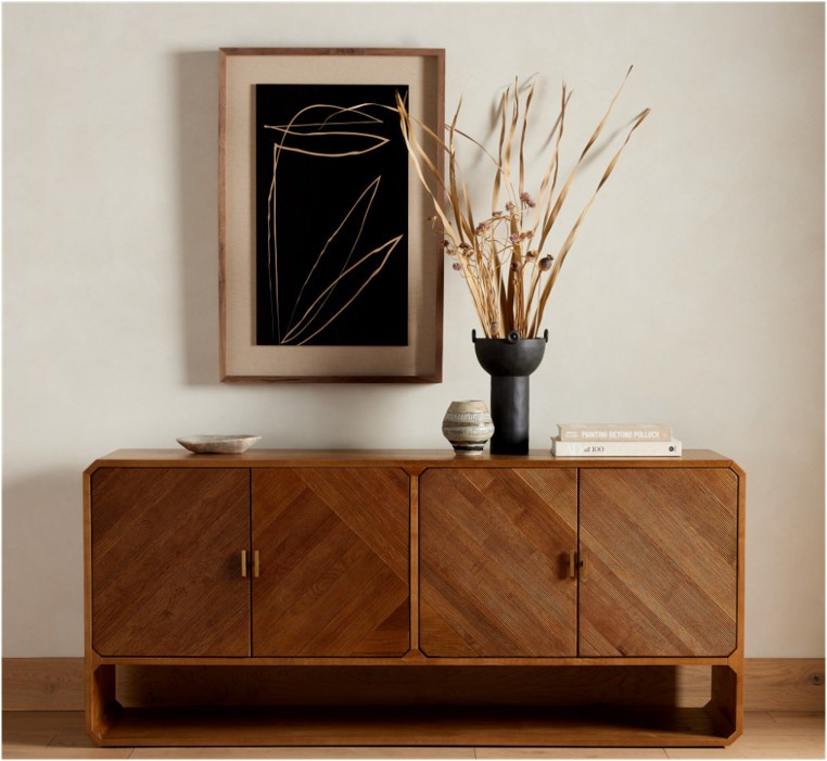 Caspian Sideboard - Natural Ash Veneer by Four Hands Lifestyle